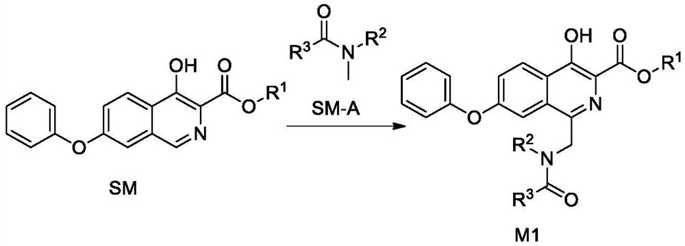 Synthetic method of roxadustat and intermediate thereof, and intermediate of roxadustat