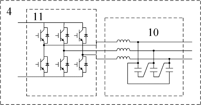 Double-feed wind power generating system with energy storage function