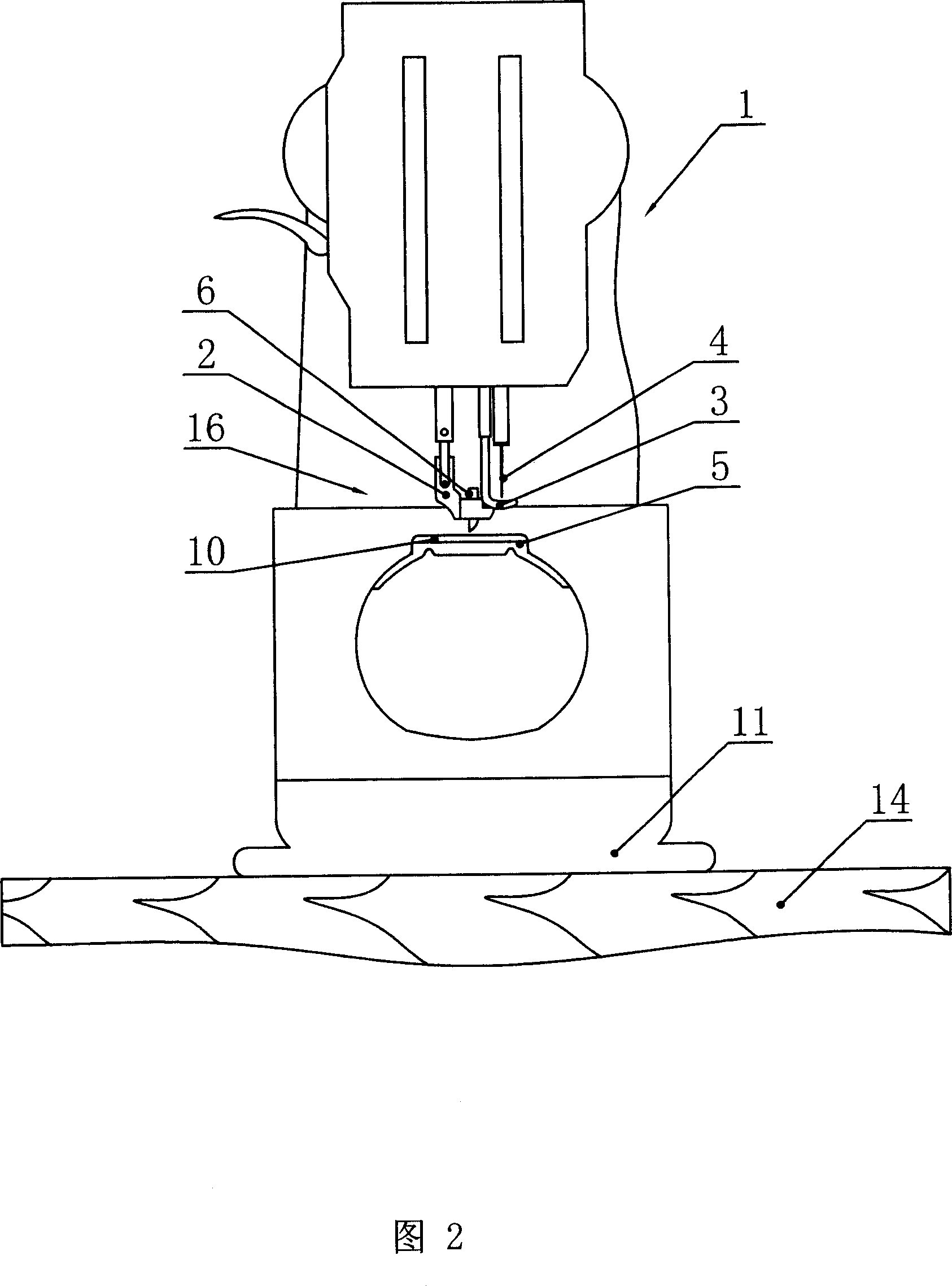 Sewing-up side-cutting sewing machine