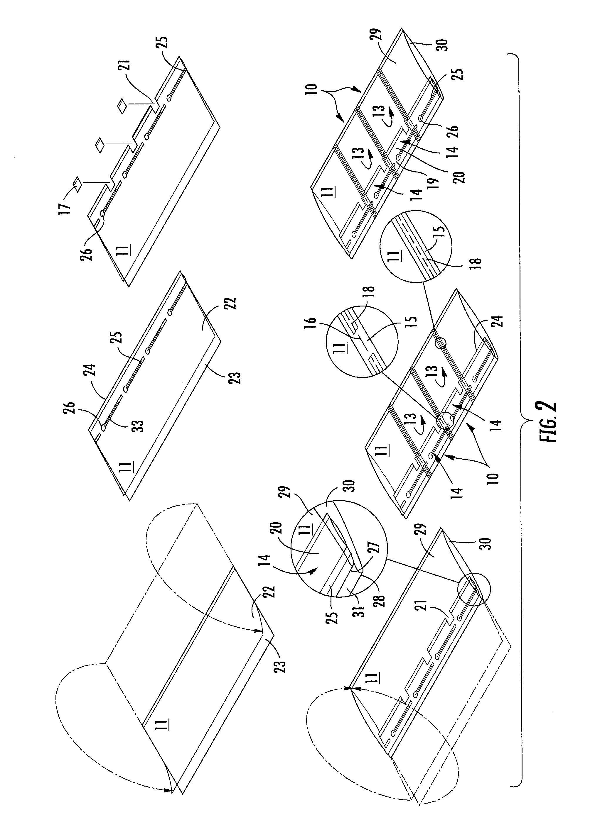 Inflatable Structure for Packaging and Associated Apparatus and Method