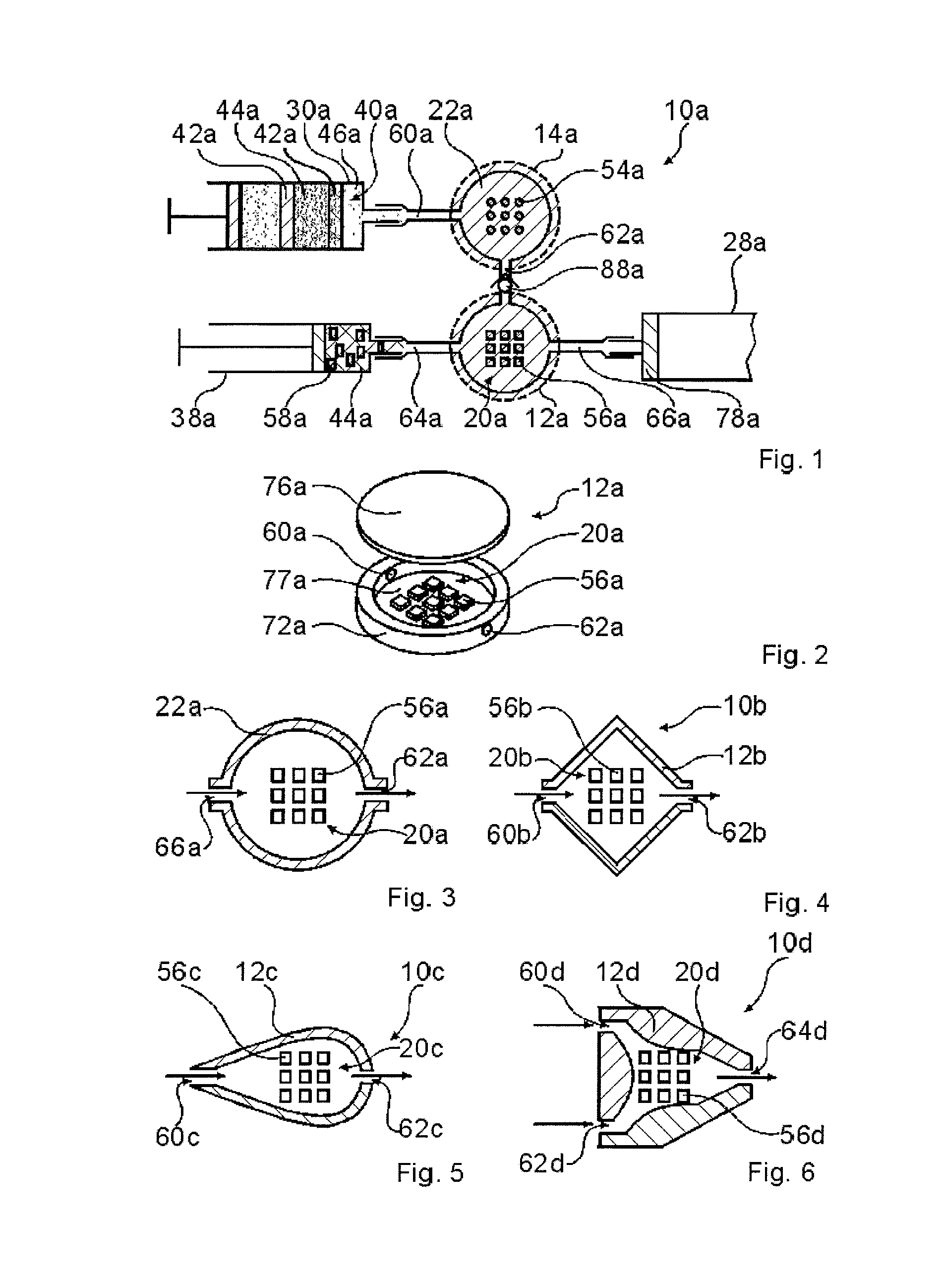 Device for performing a biochemical analysis, especially in outer space