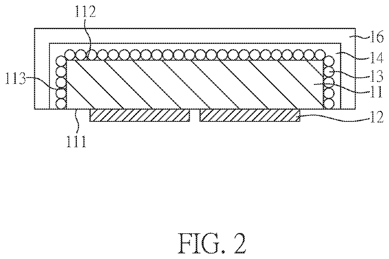 White light emitting diode and backlight module and display device comprising the same