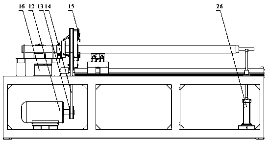 Servo feeding paper tube cutting machine