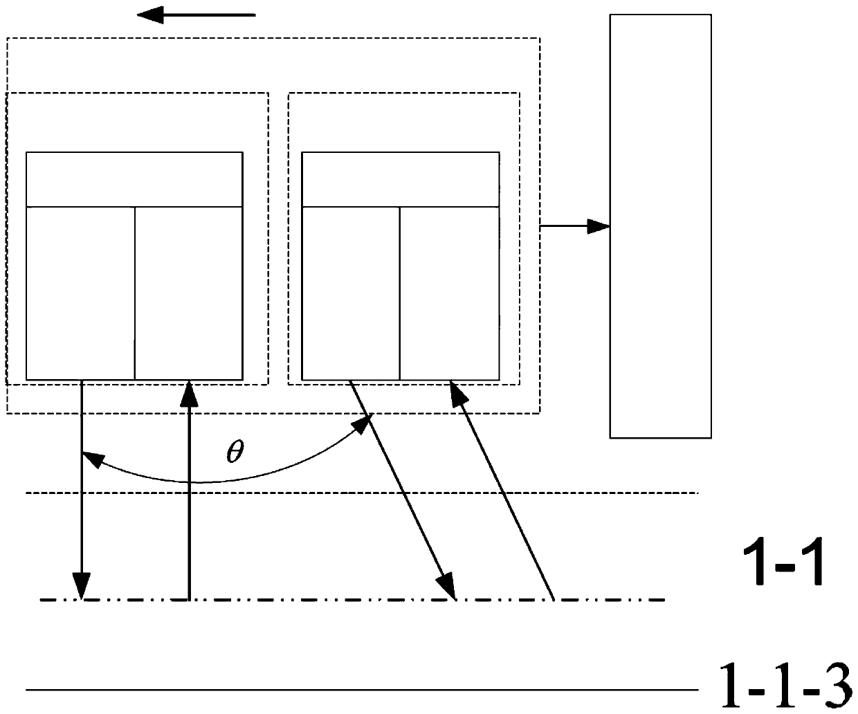 A ground-to-ground lidar for aerosol detection