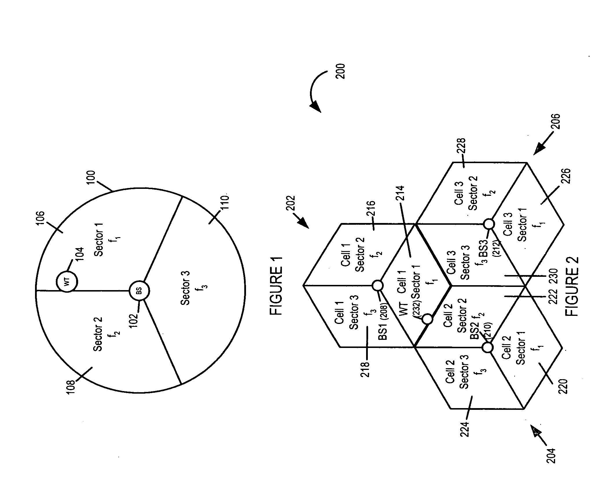 Methods and apparatus of improving inter-sector and/or inter-cell handoffs in a multi-carrier wireless communications system