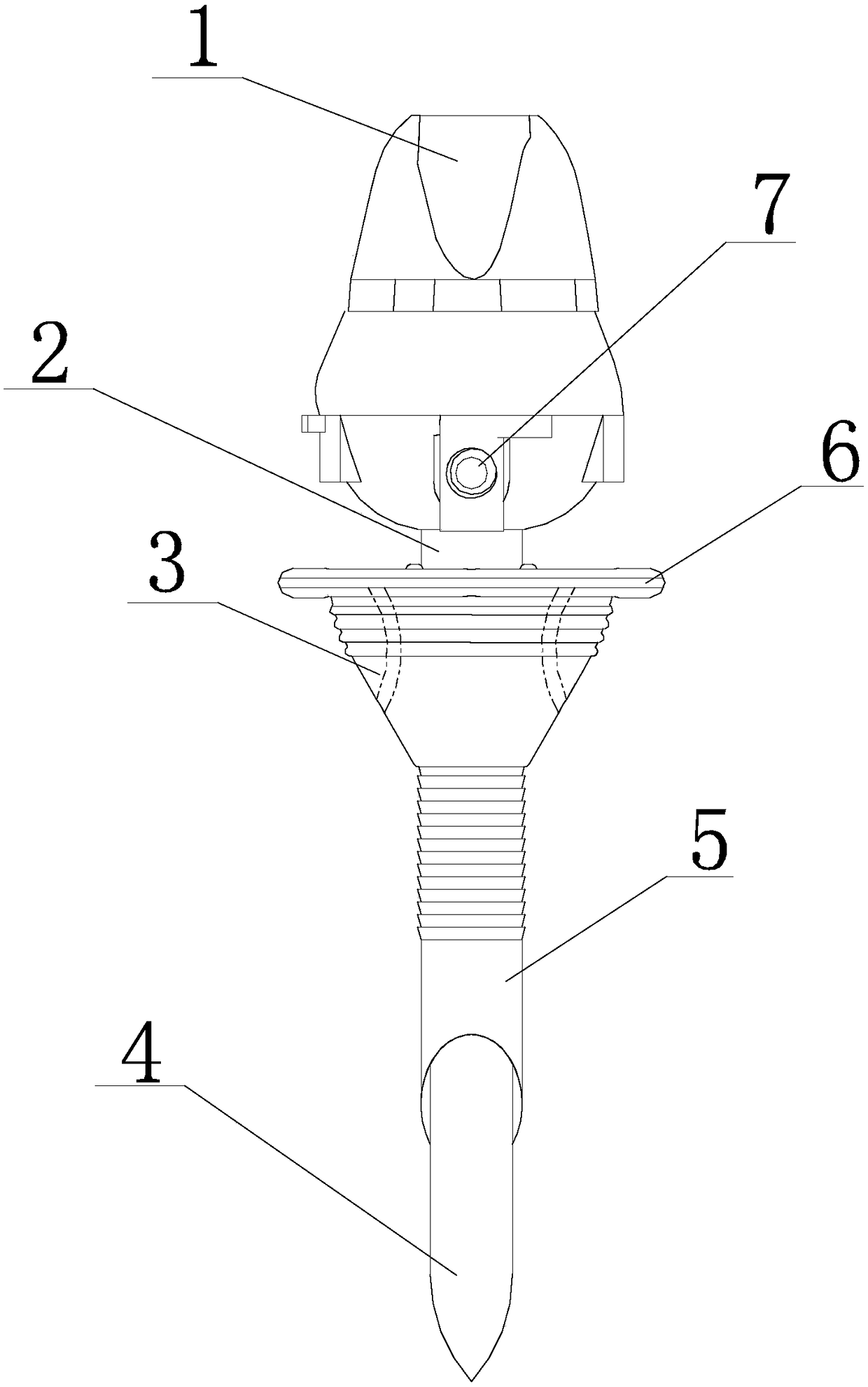 Endoscope puncture and suturing instrument