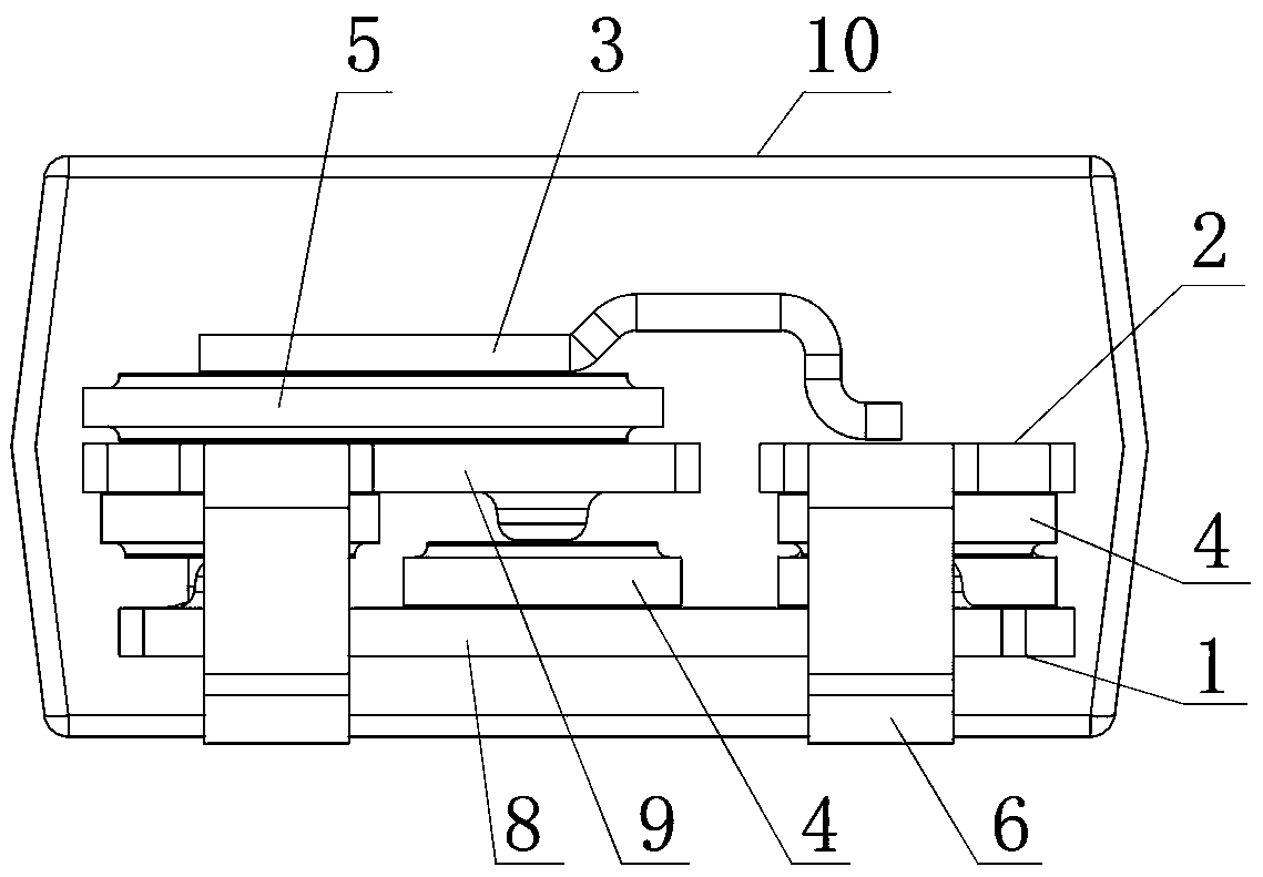 Novel power supply power module structure with input protection