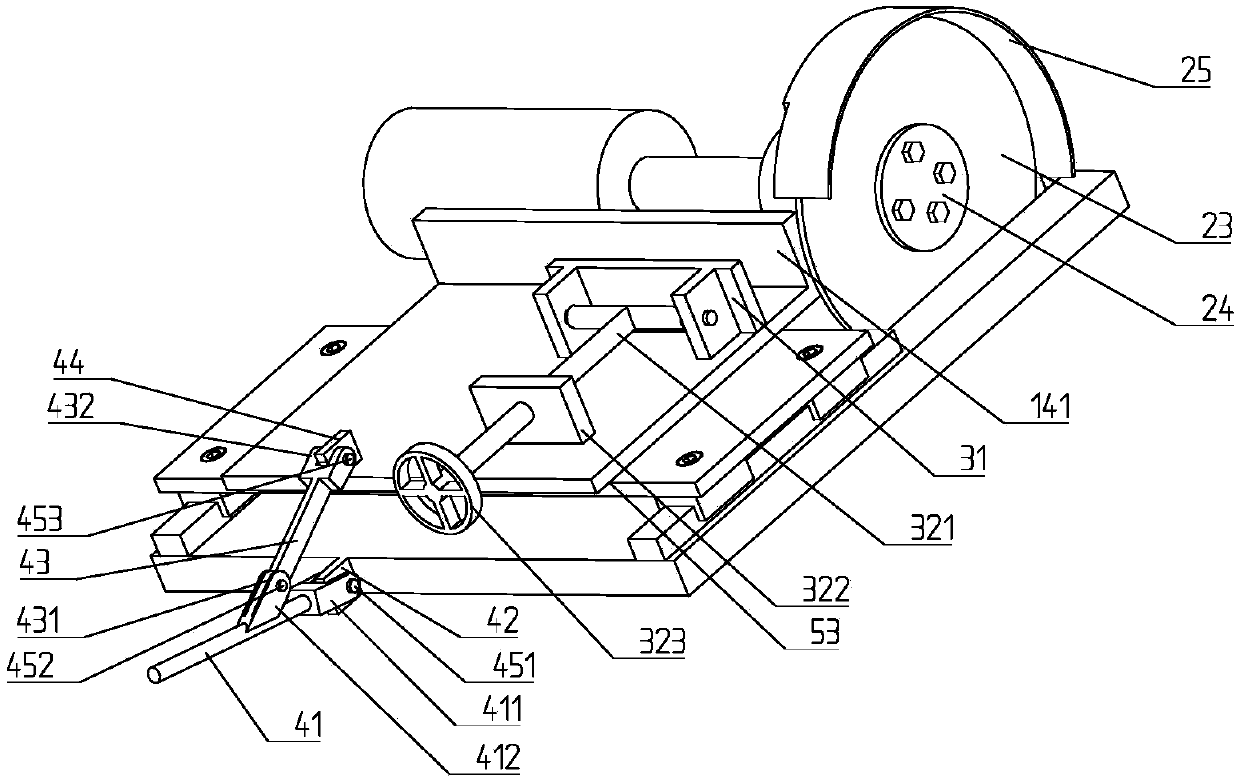 Efficient cutting mechanism for linear guide rail