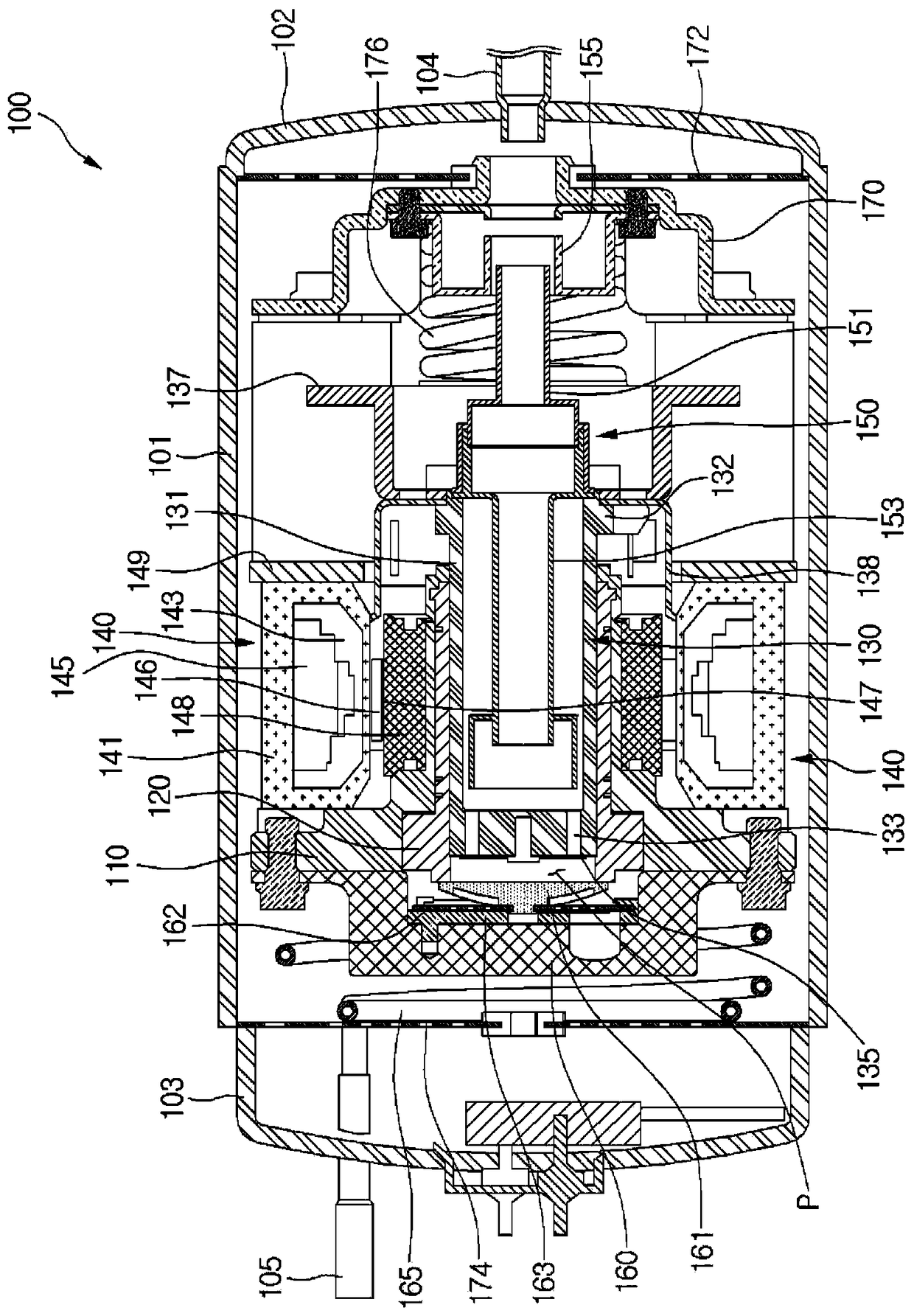 Linear compressor, housing of linear compressor, and manufacturing method of the housing