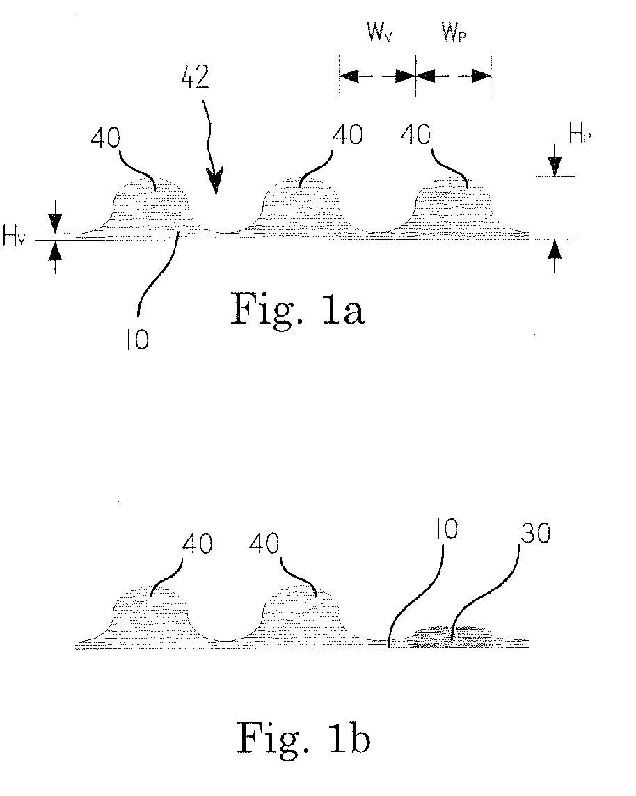 Method of making absorbent core structures with undulations