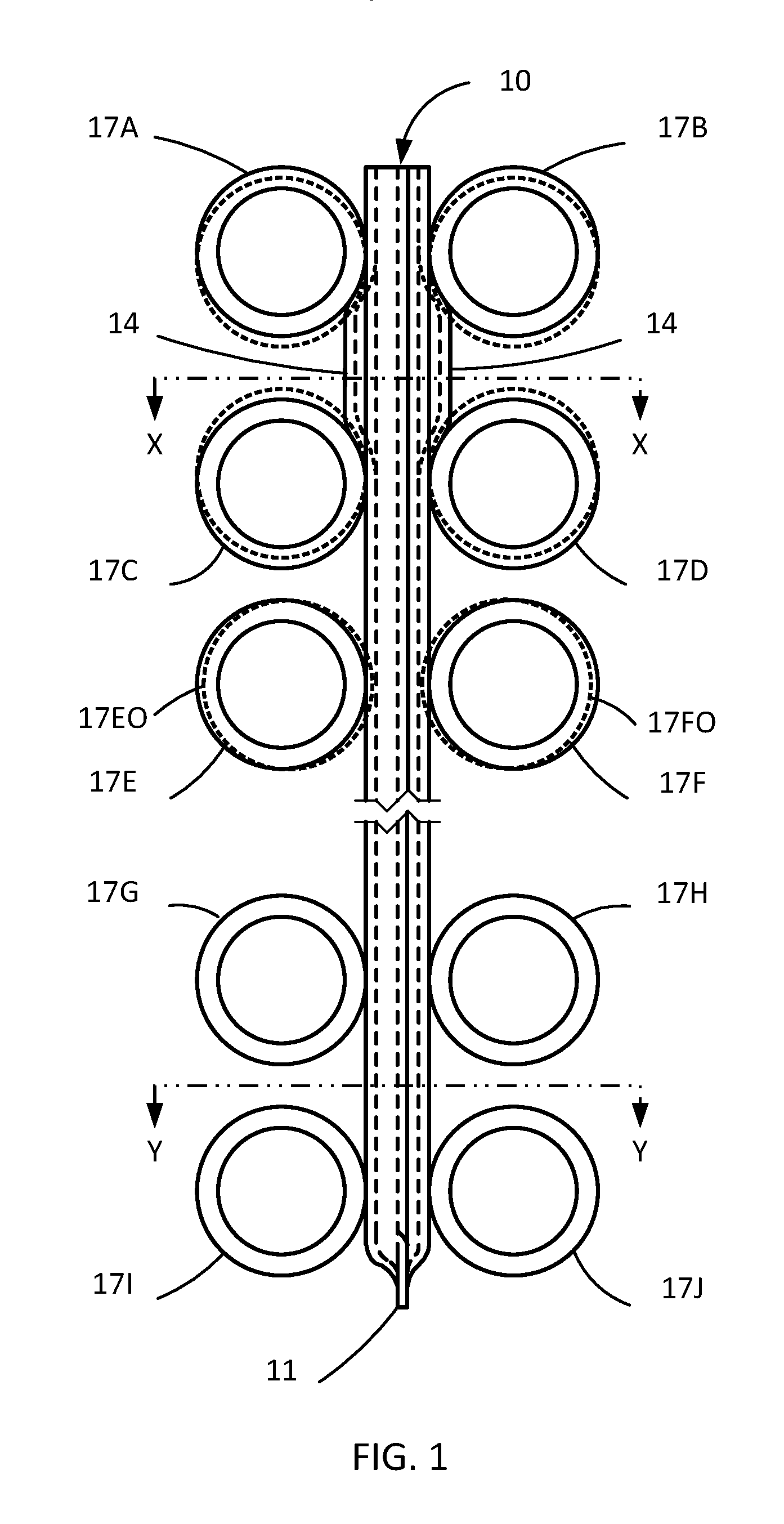 Tube support for vibration mitigation