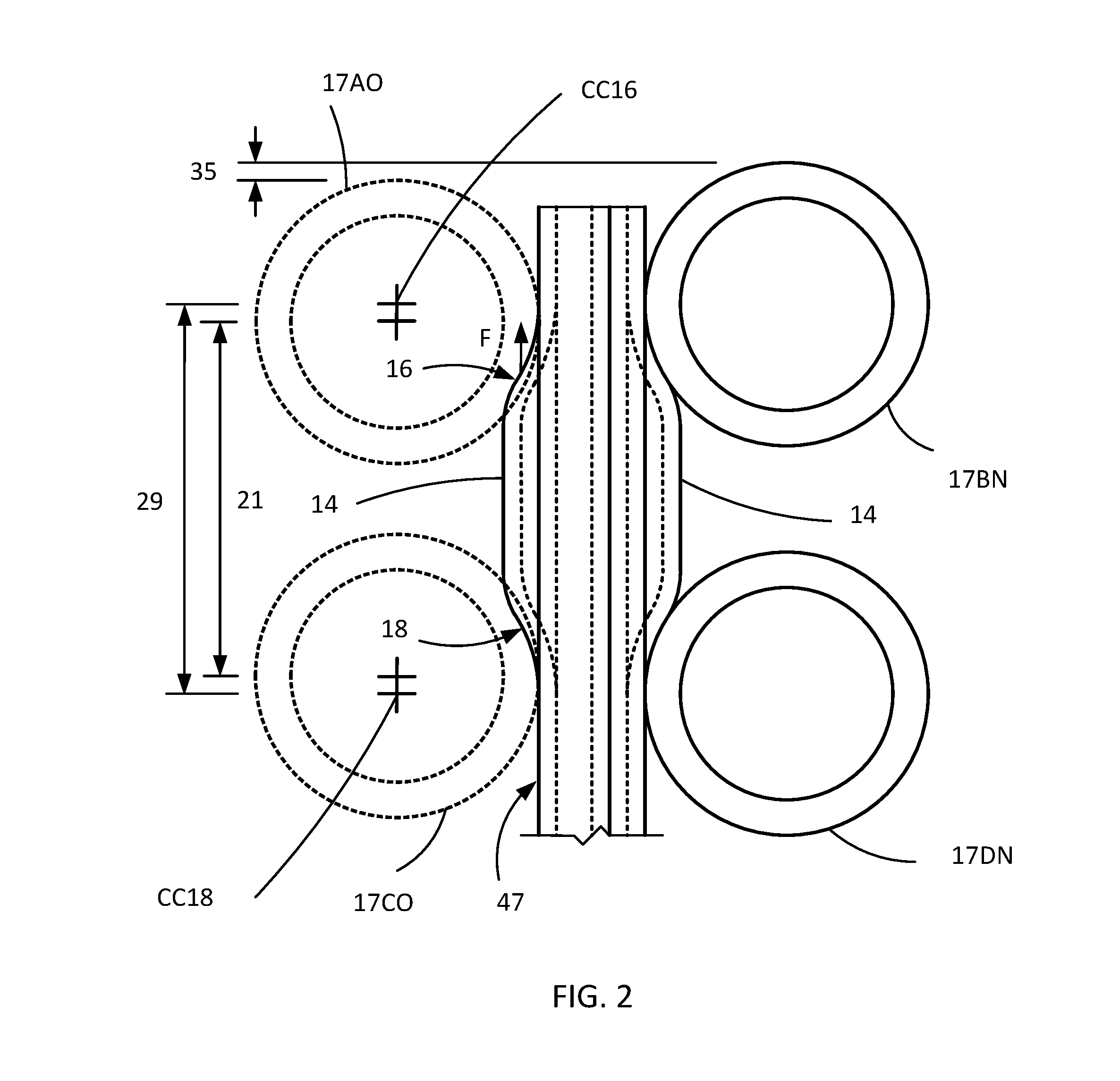 Tube support for vibration mitigation