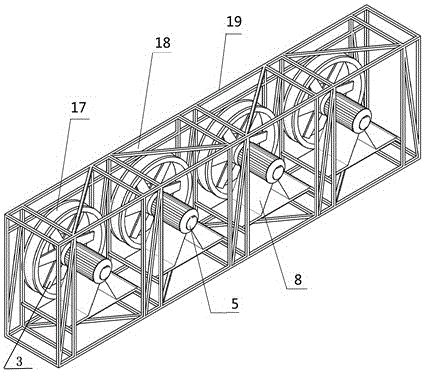 Detachable wood drying medium forced circulation device