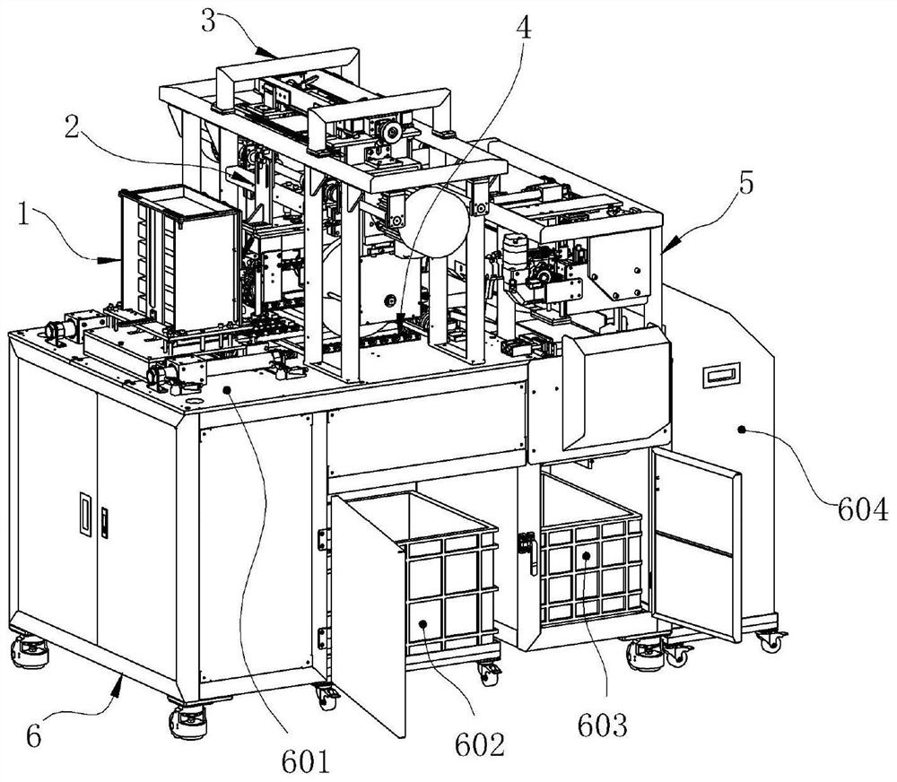 Environment-friendly recycling full-automatic disassembling machine for scrapped power batteries and process method thereof