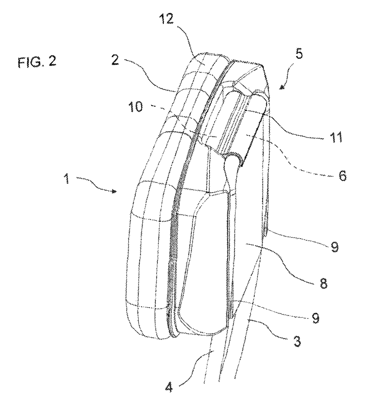 Foldable headrest with double hinge