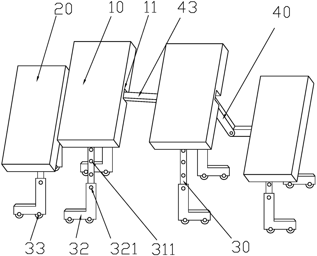 Multifunctional adjustable table and chair