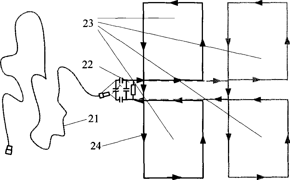 Antenna design method for expanding reading scope of low frequency and high frequency RFID system