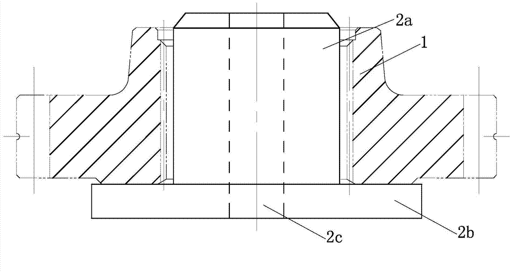 Quenching method for preventing major diameter sizes at two ends of splined hole of internal spline gear from being inconsistent