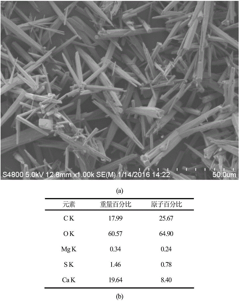 Preparation method for calcium carbonate whiskers extracted from limestone