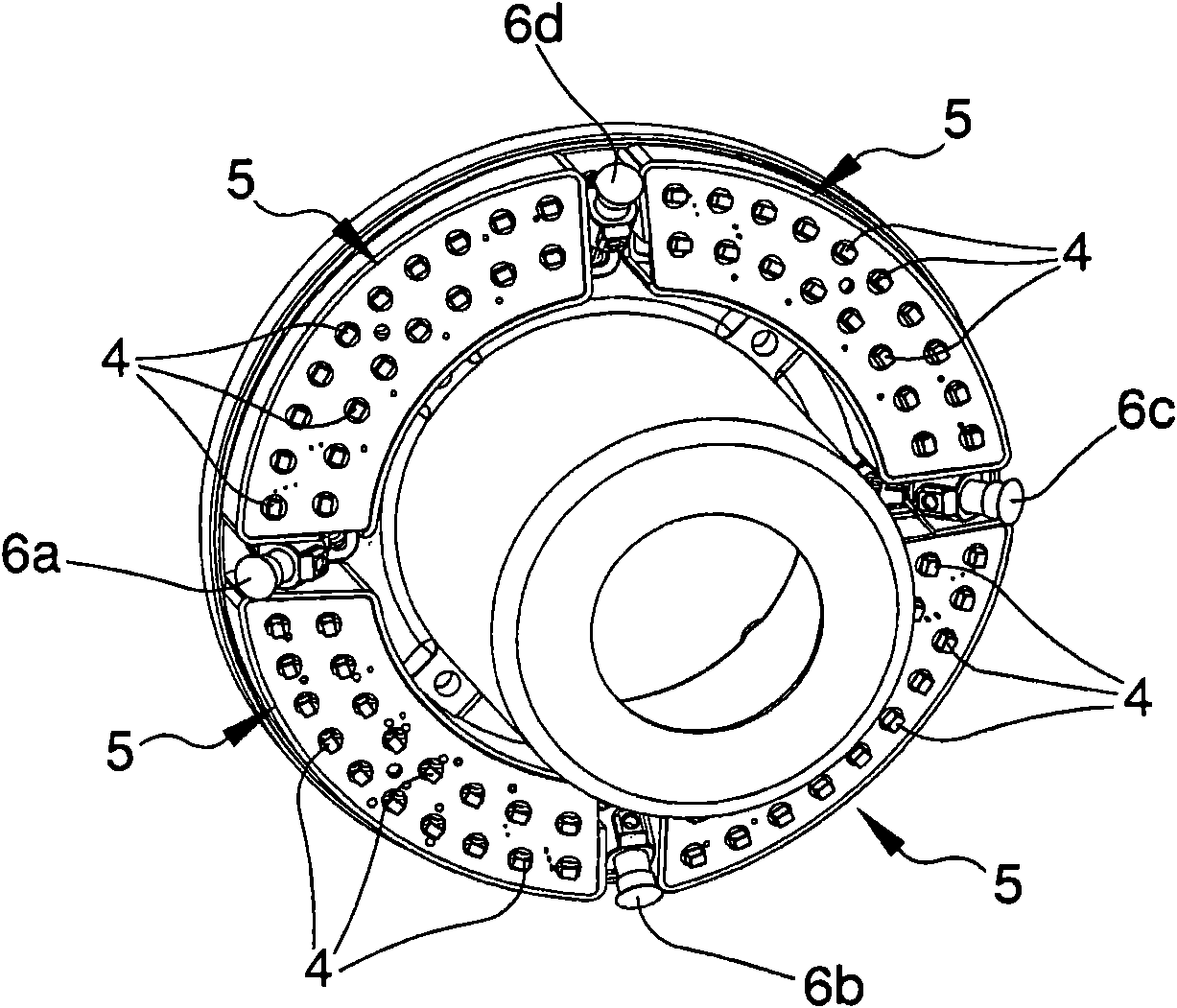 Balancing machine for balancing vehicle wheels