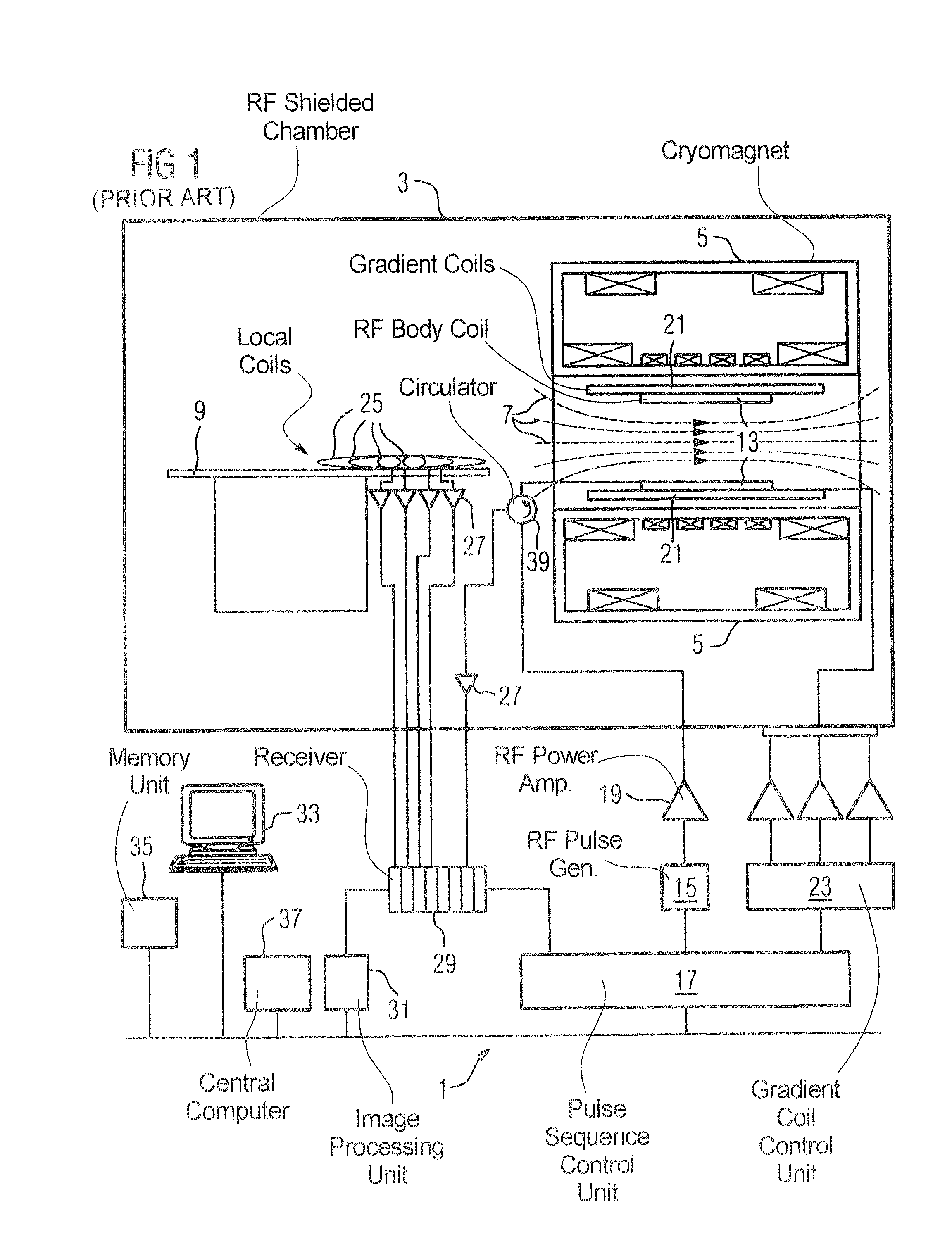 Magnetic resonance apparatus and method to acquire and display calibration images