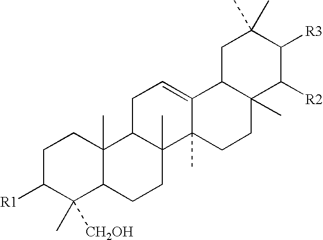 Soybean saponin-containing material and process for producing the same