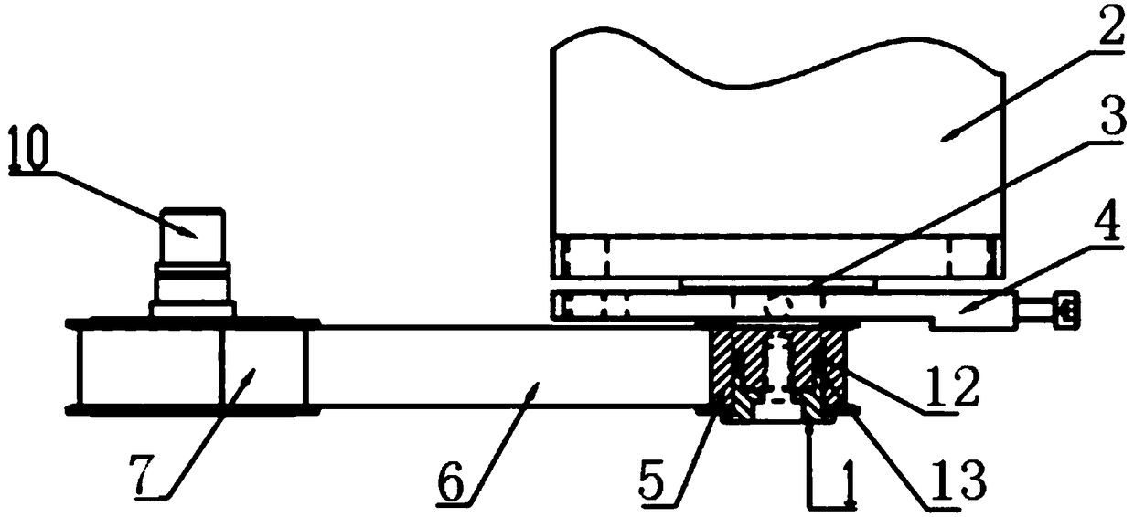 Flapping door unit transmission mechanism and flapping door unit