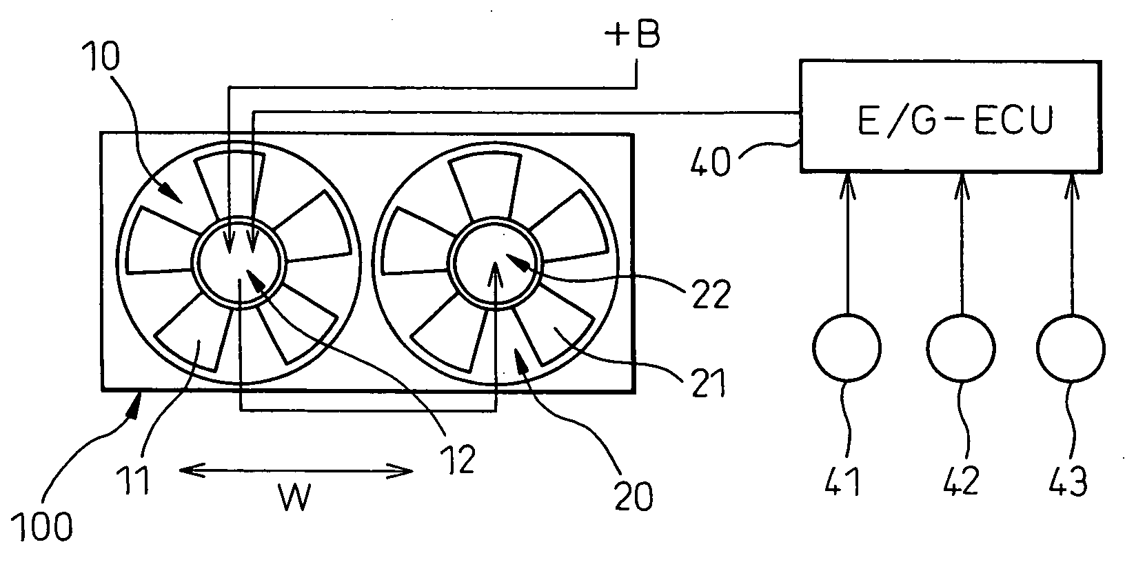 Electric fan system for vehicle