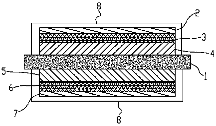 Double-layer ITO conductive film used for touch screen and manufacturing method