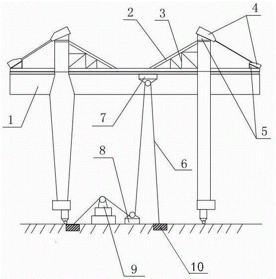 Method for manufacturing or transforming main beams of crane
