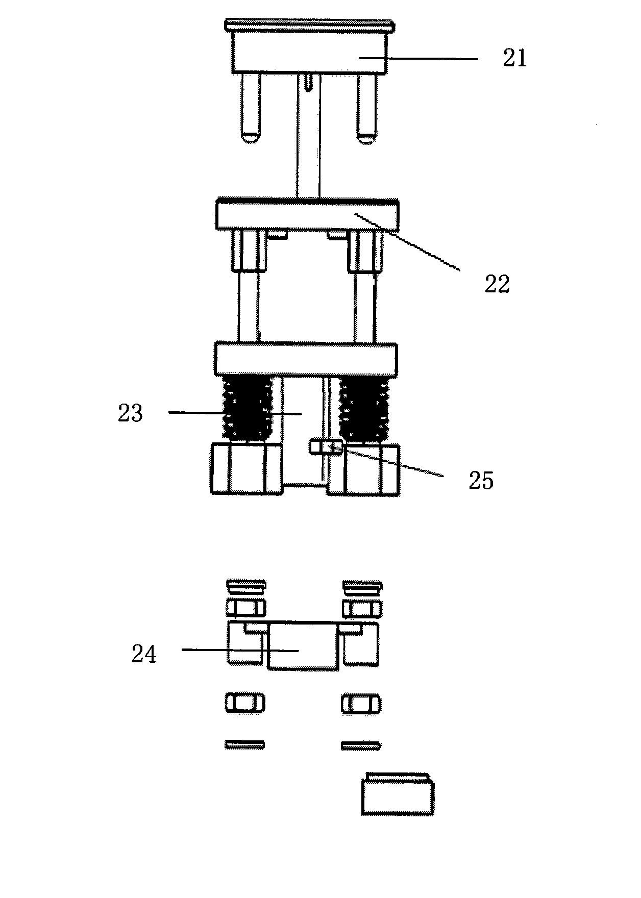 Intelligent detection system and detection method of press plate position