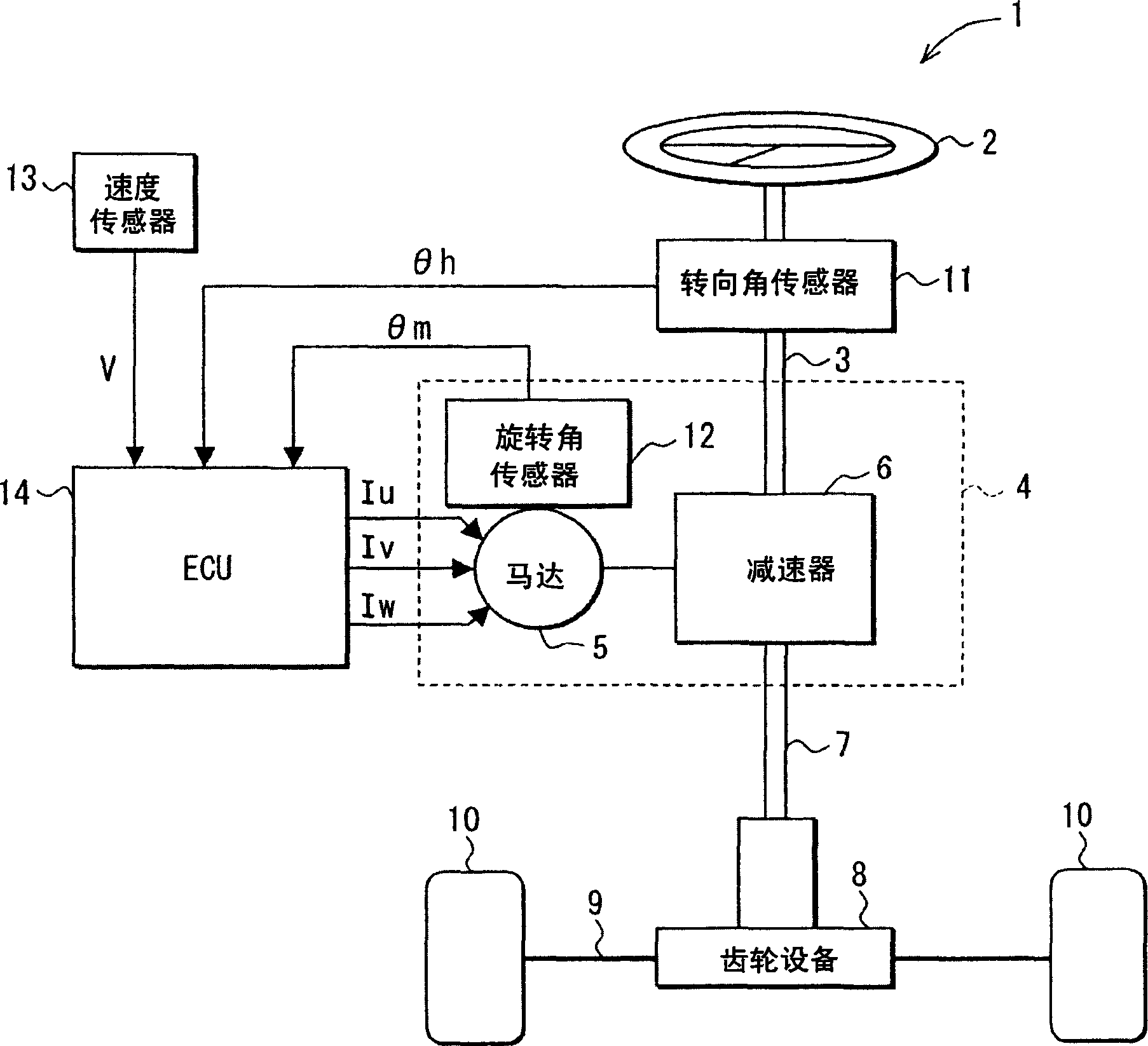 Motor controller and steering device