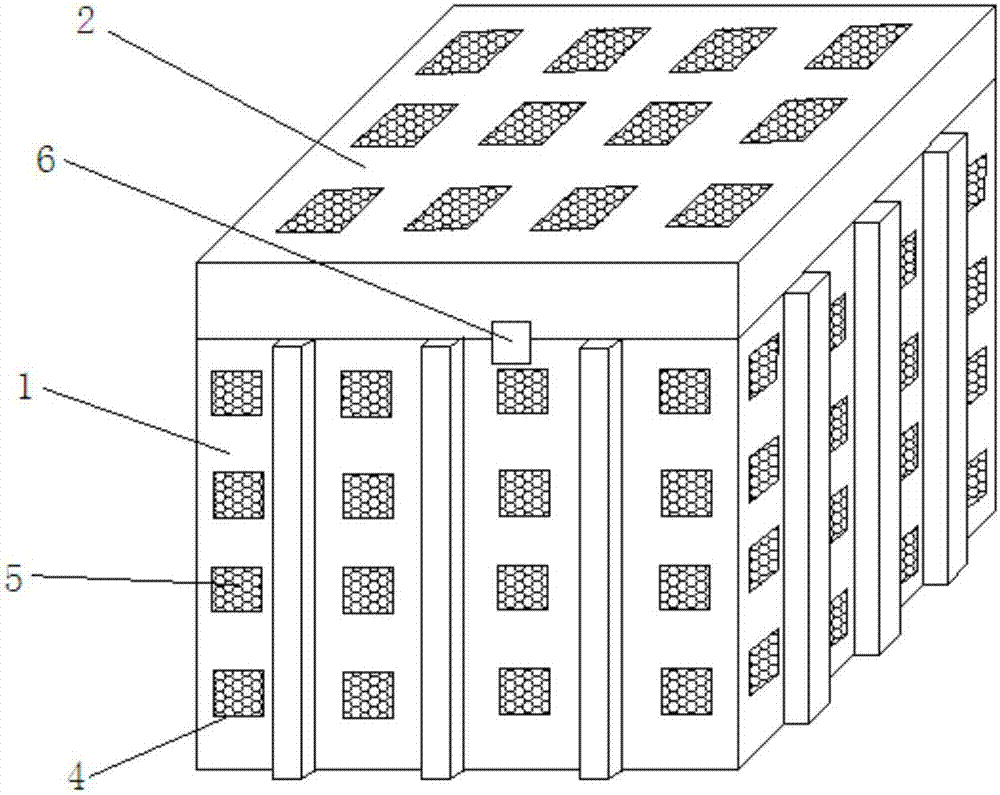 Anti-blockage laundry sheet dispersion box