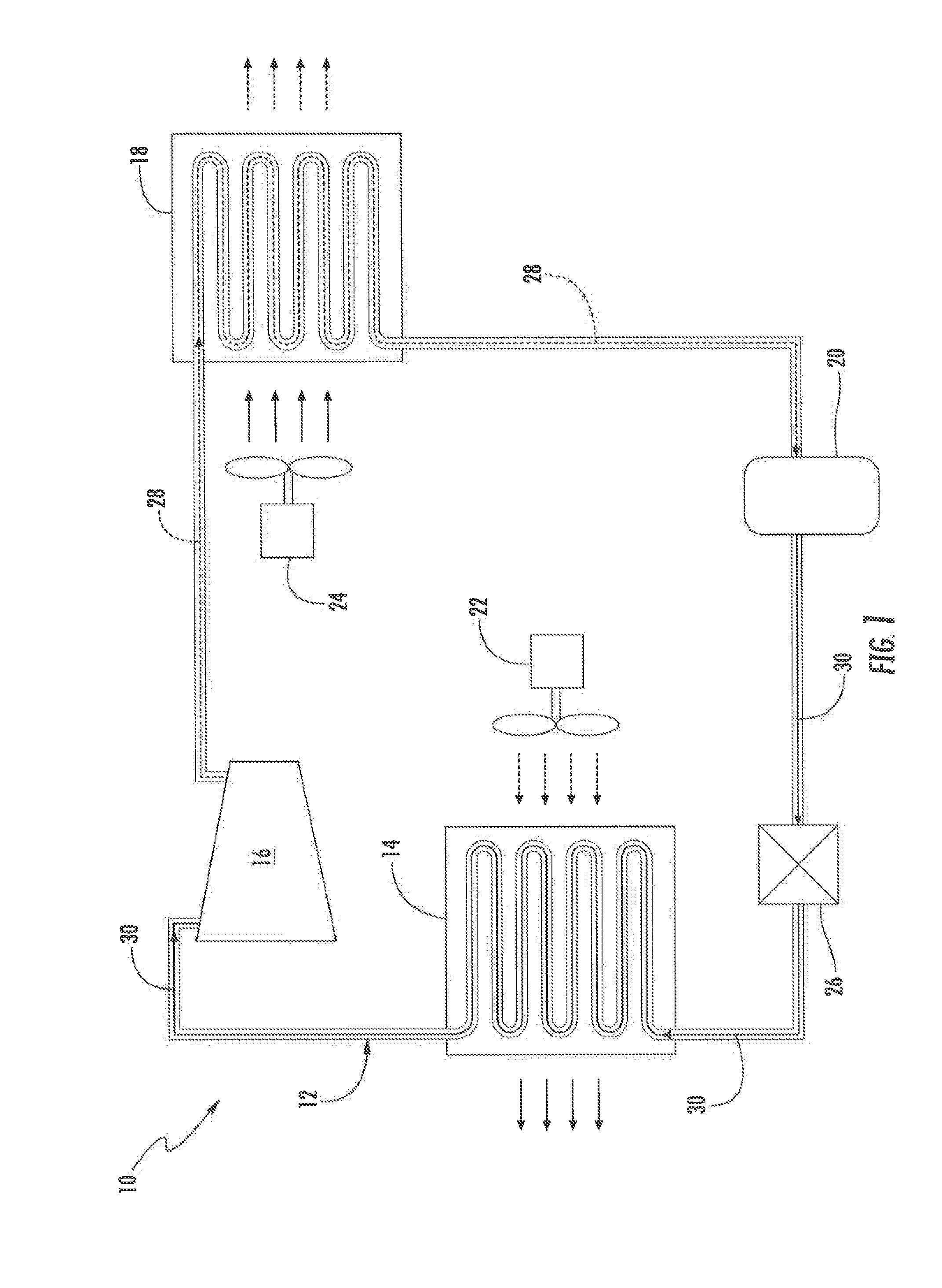 Heating and cooling system for an on-board gas absorbent storage vessel