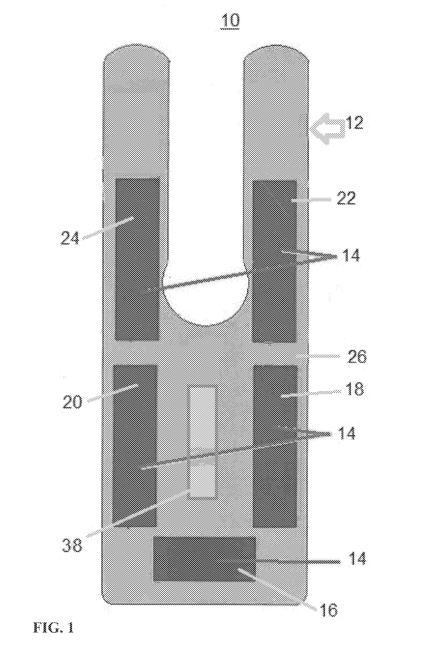 Device method and system for reducing anxiety in an individual