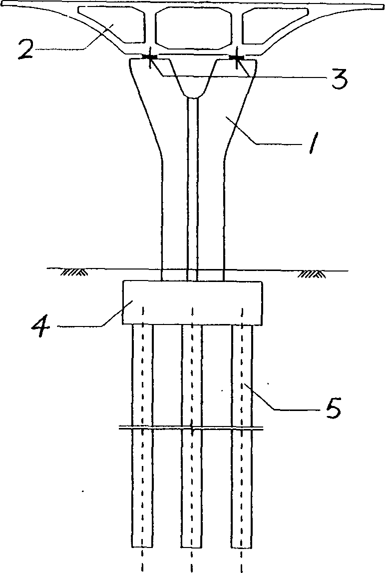 Bridge structure and construction method therefor