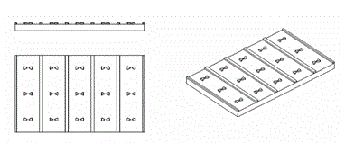 Antenna assisted dual-wavelength multifunctional sensing element, preparation method and application