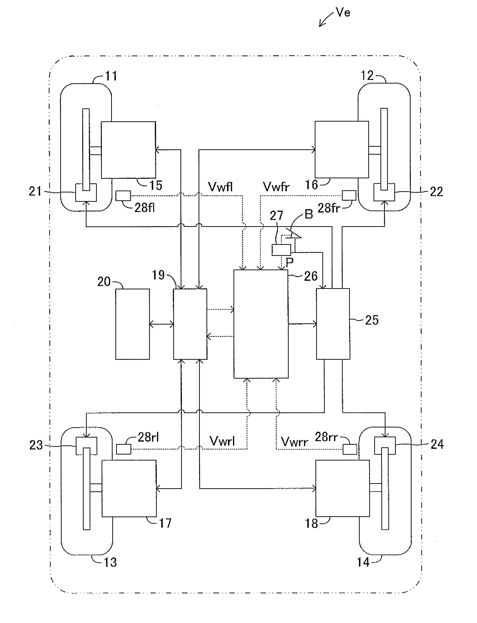Braking force control apparatus for vehicle