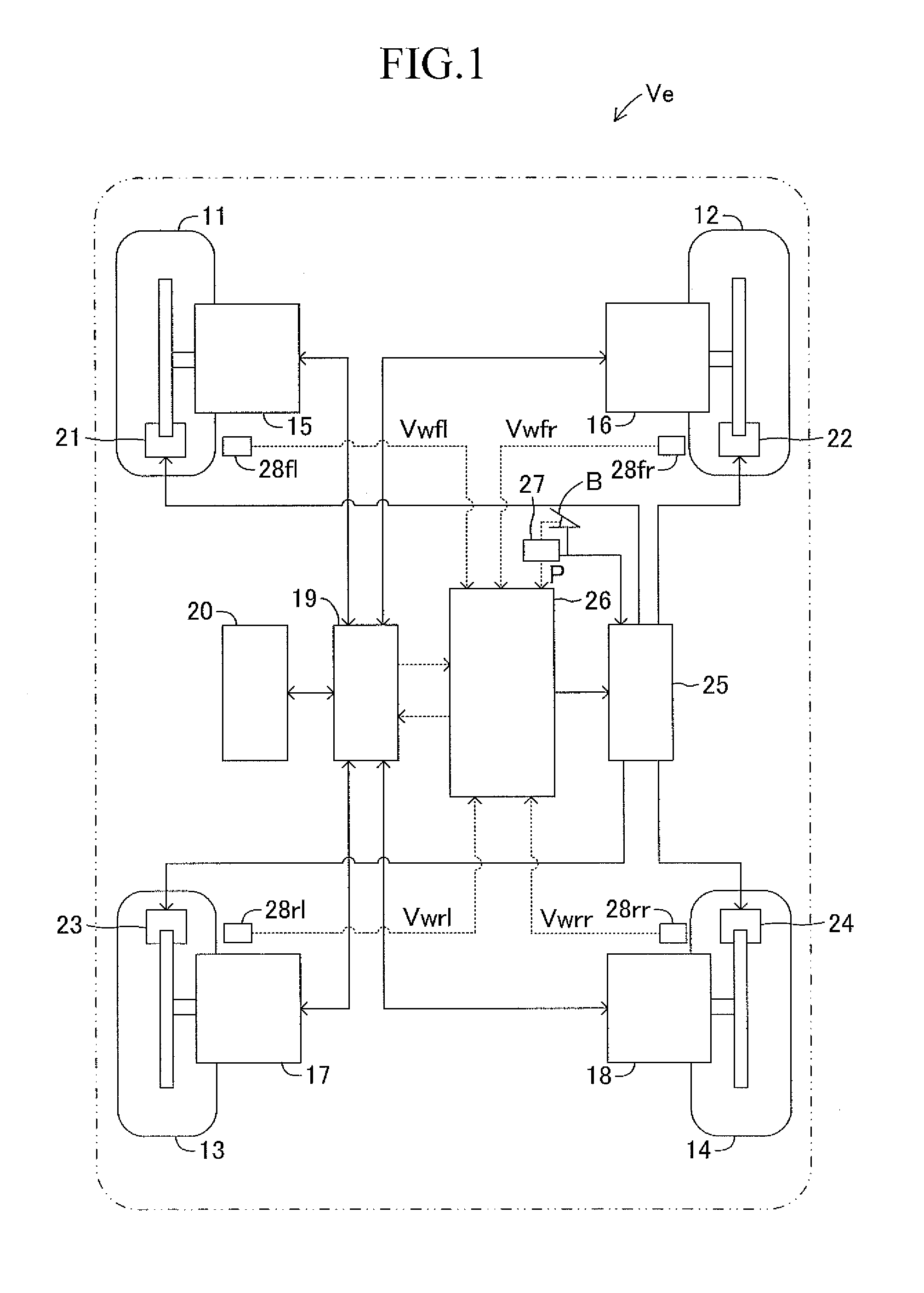 Braking force control apparatus for vehicle