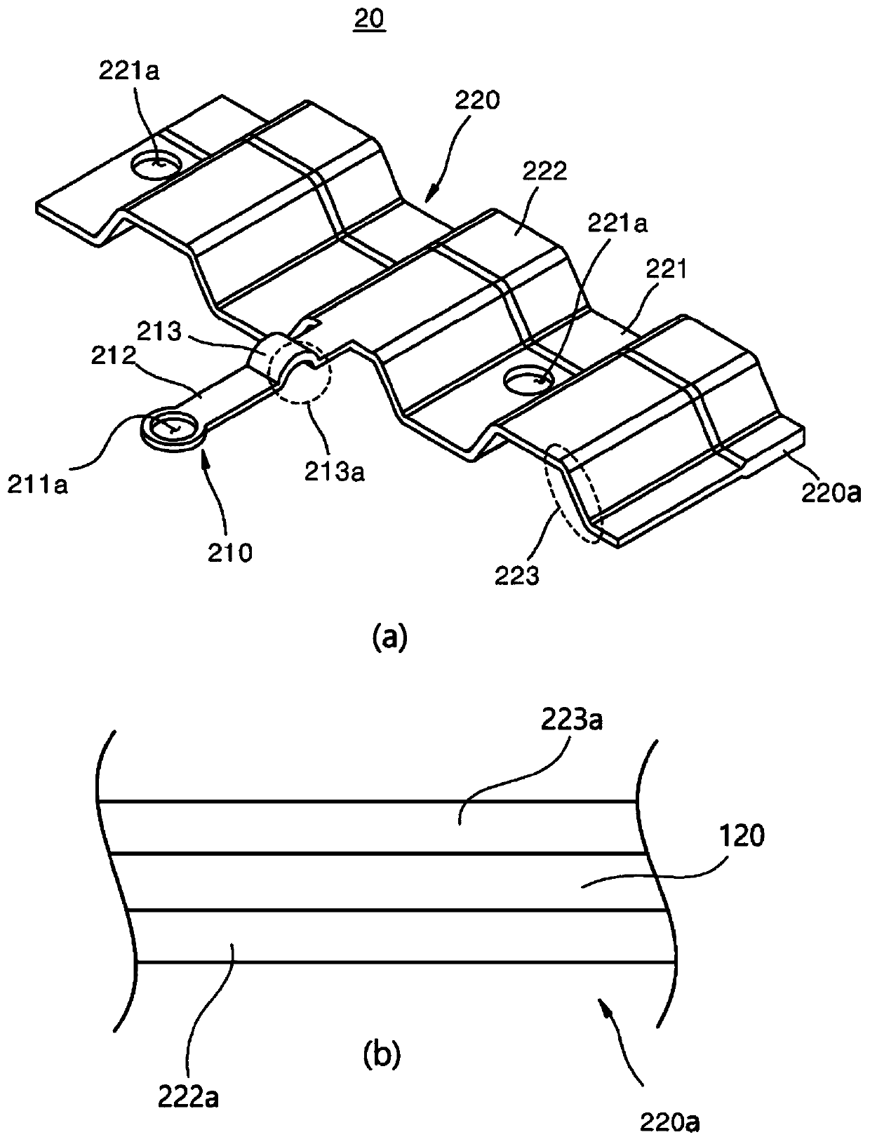 Bus bar manufacturing method and bus bar manufactured thereby