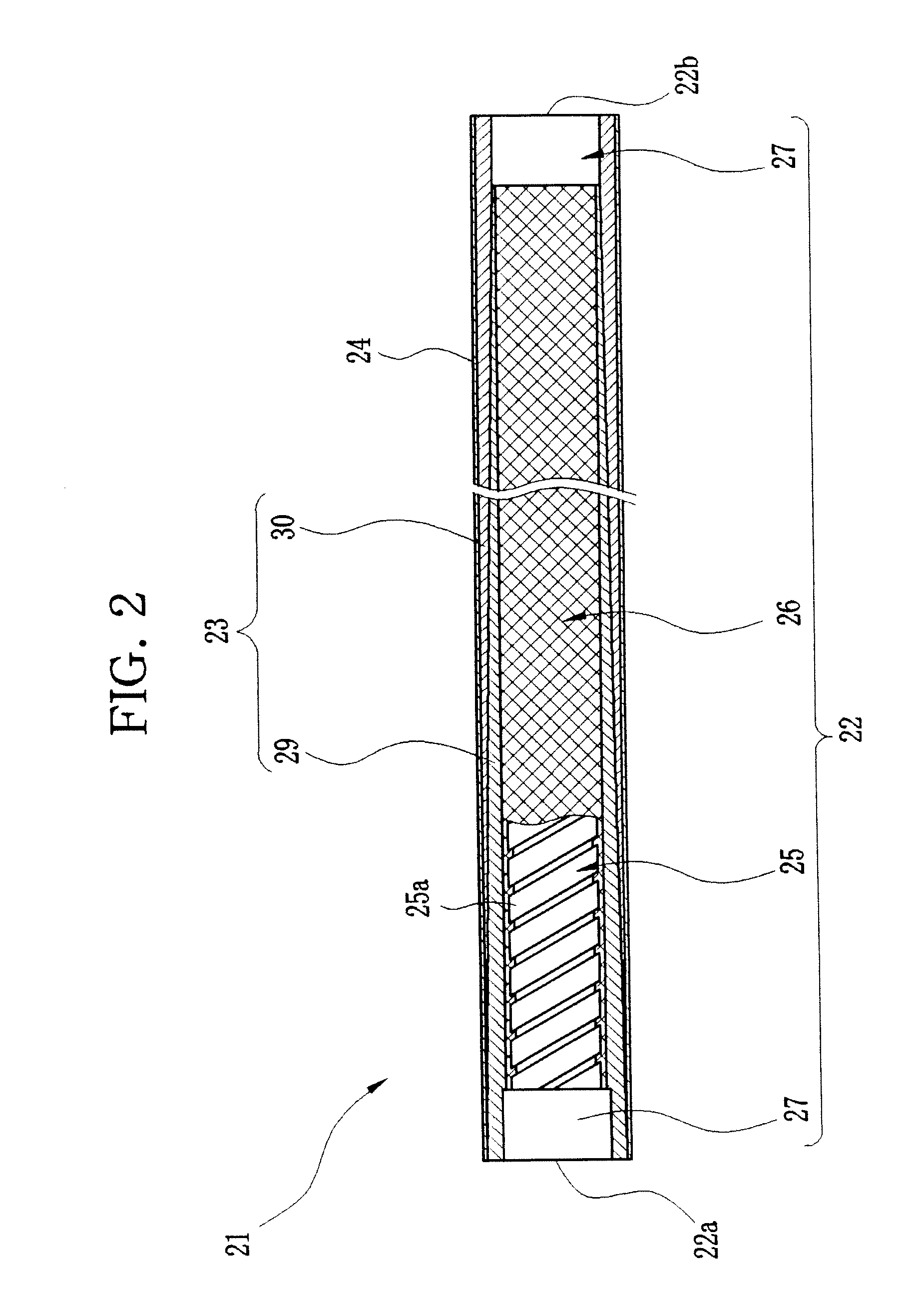 Flexible tube for endoscope and manufacturing method thereof