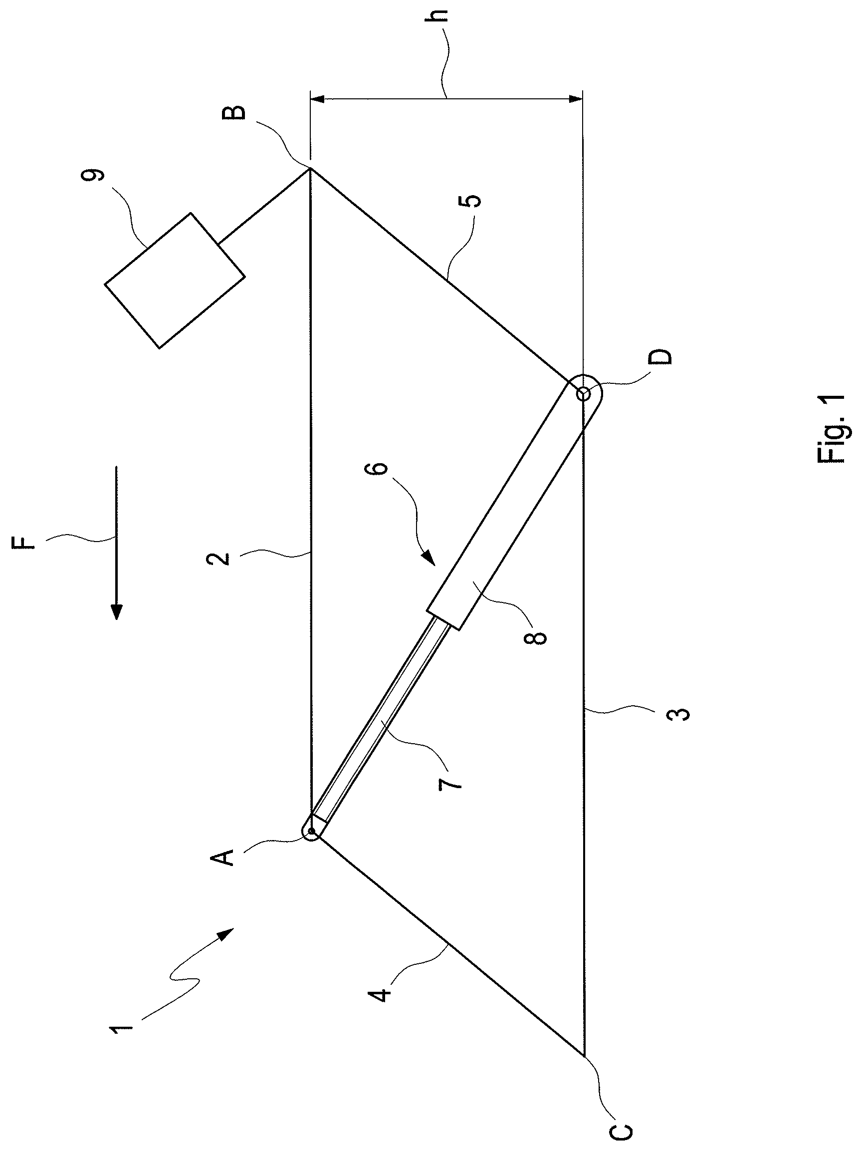 Height adjustment device for a vehicle seat