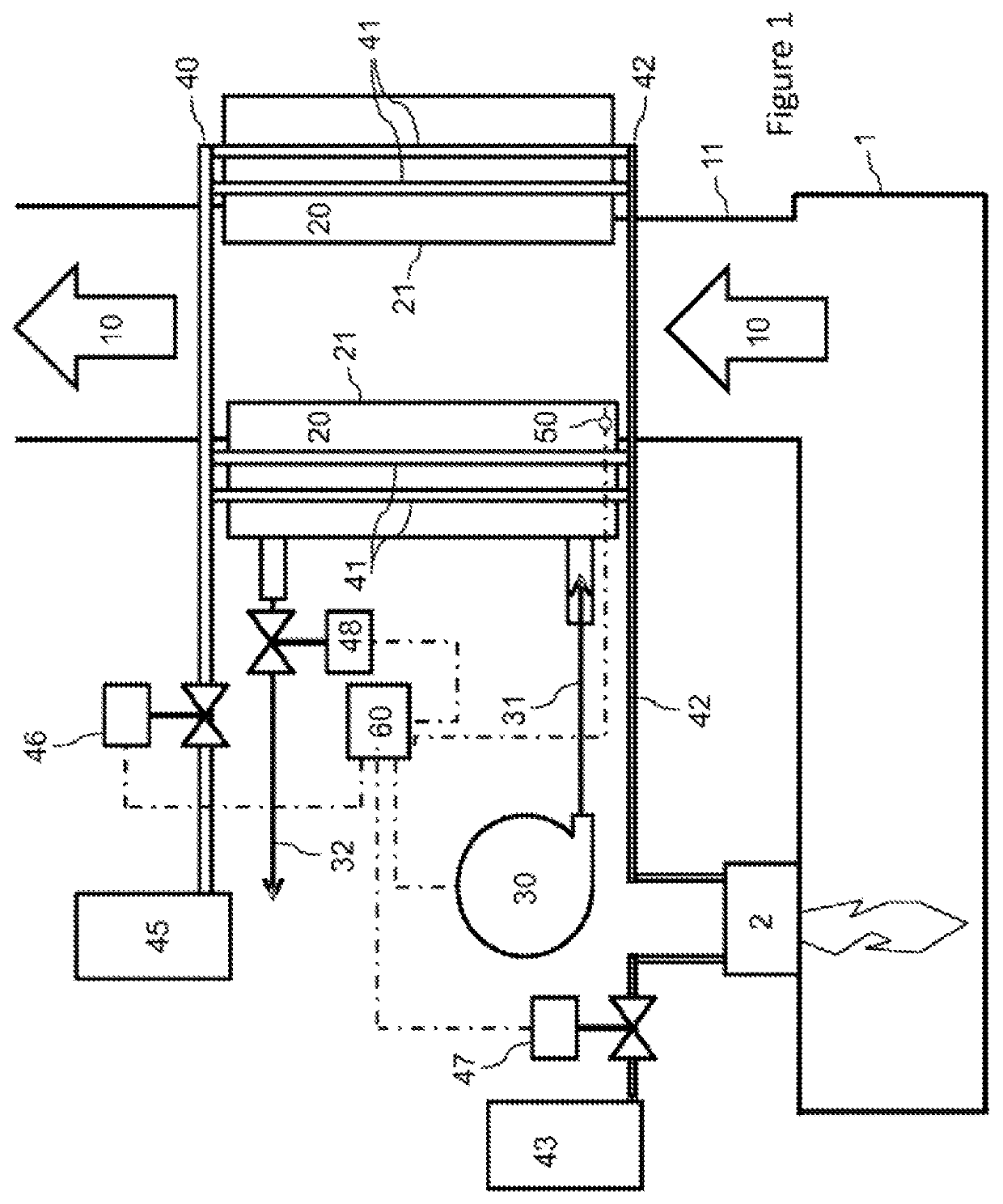 Method for operating a batch furnace comprising the preheating of a fluid upstream of the furnace