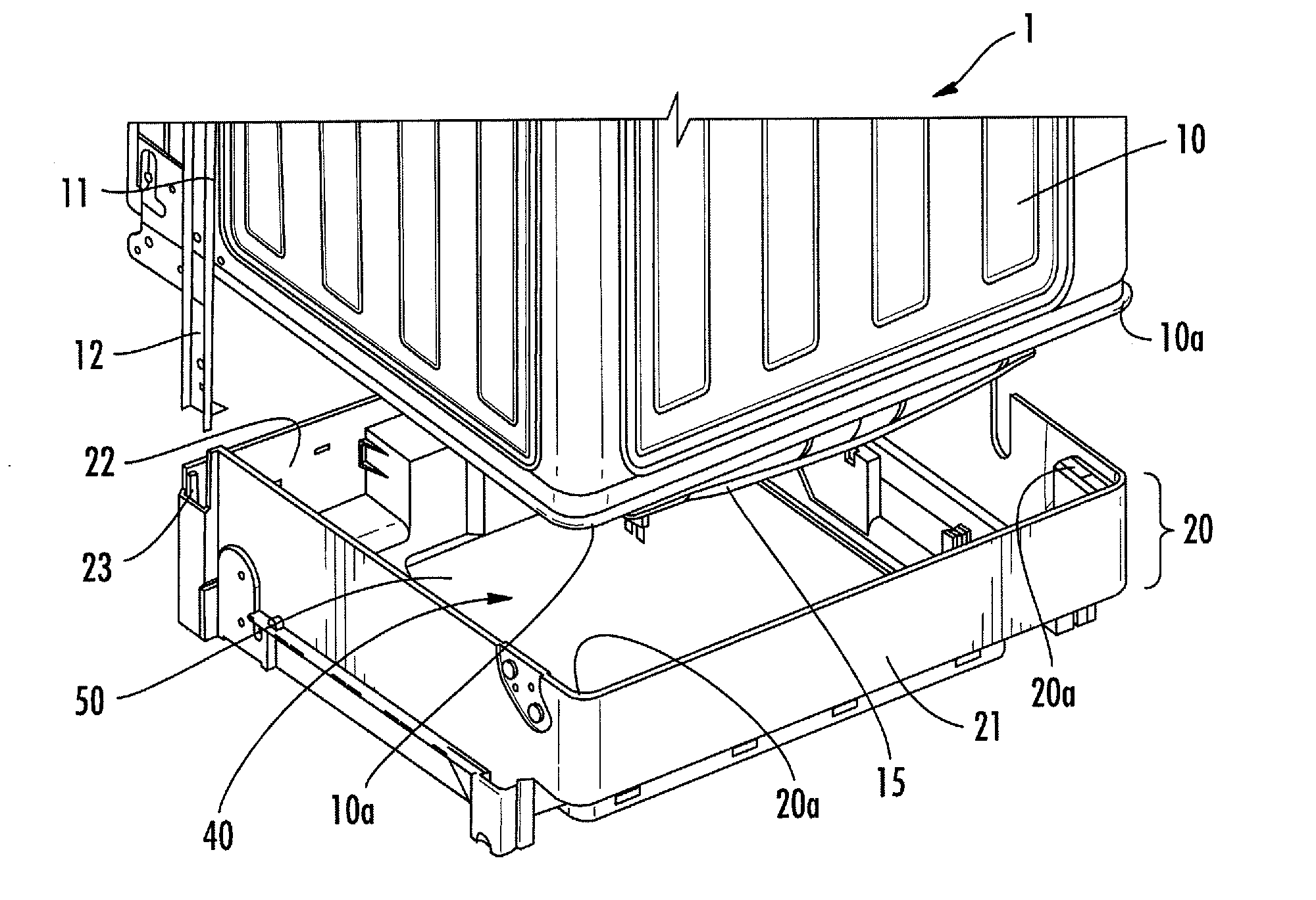 Washing appliance and associated method