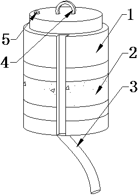 Automatic sampling device for sewage treatment and water quality detection