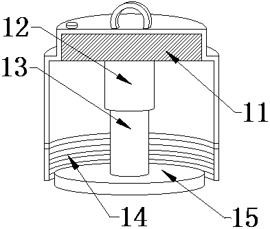 Automatic sampling device for sewage treatment and water quality detection