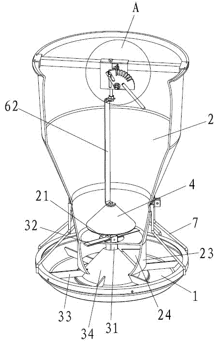 Wet-and-dry automatic feeding trough