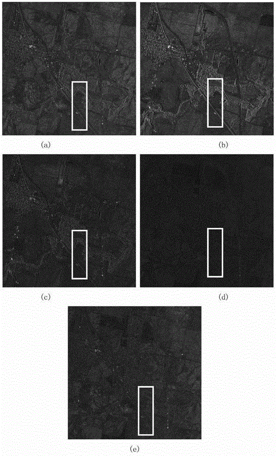 Signal subspace technology based single-channel spaceborne SAR moving target detection method