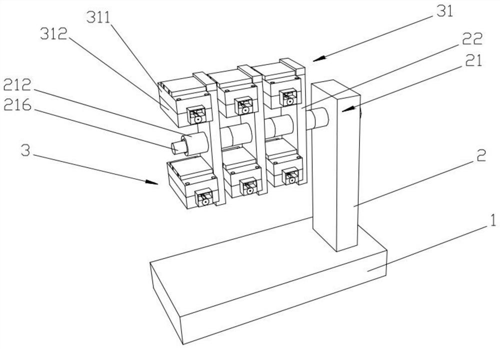 A cutting wire cleaning device for a double-station multi-wire cutting machine