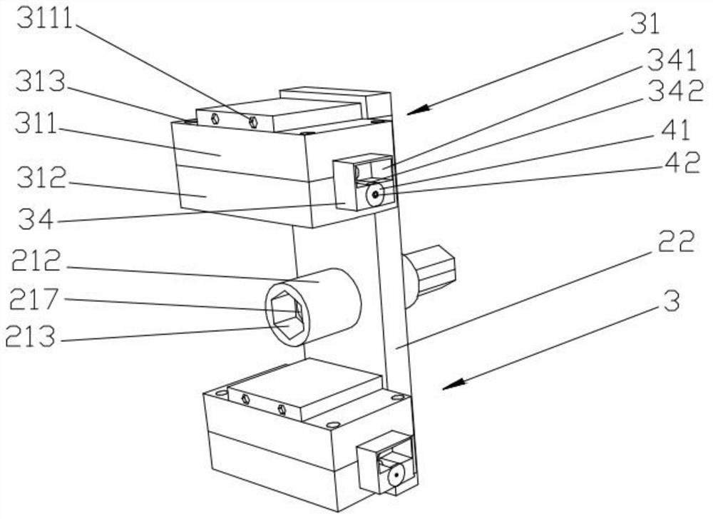 A cutting wire cleaning device for a double-station multi-wire cutting machine